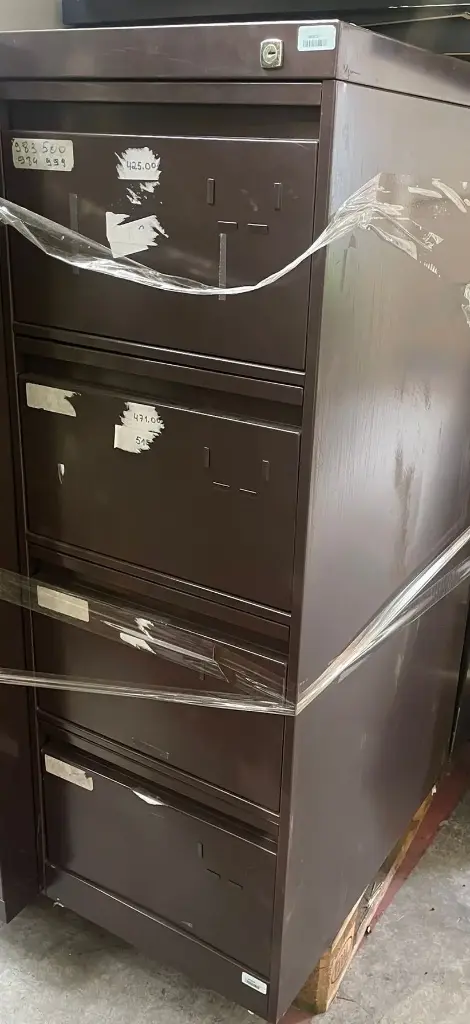 Armoire dossier suspendu 4 tiroirs sans clés