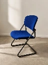 Chaise Visiteur Drabert Seminario F6/1 – Tissu Bleu