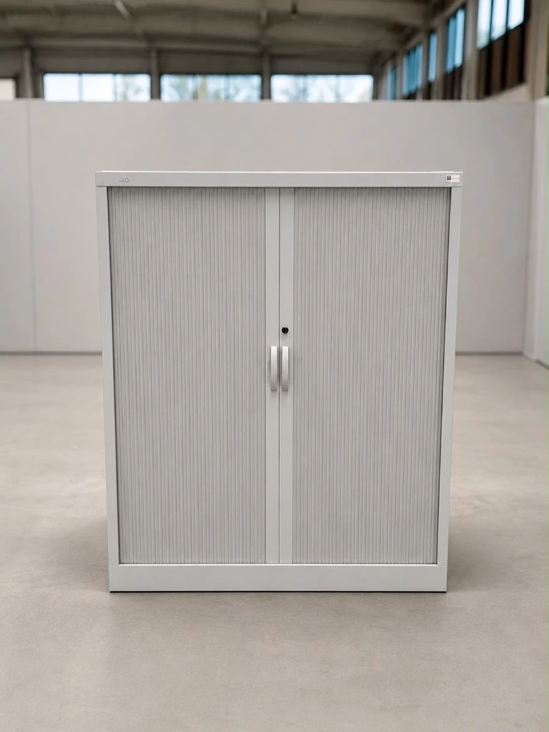Armoire à rideaux mi-haute avec clés
