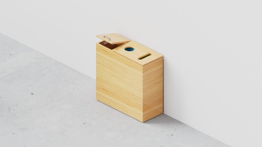 Indoor recycling bin (3 compartments)